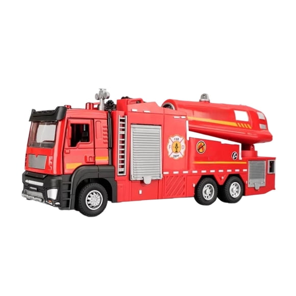 Tarmeek Car Toys Fire Truck for Boys Girols 3 4 5 Year Old, Realistic Flashing Light, Siren Sounds and 360° Water Spray , Christmas & Holiday Gifts for Kids Age2-6