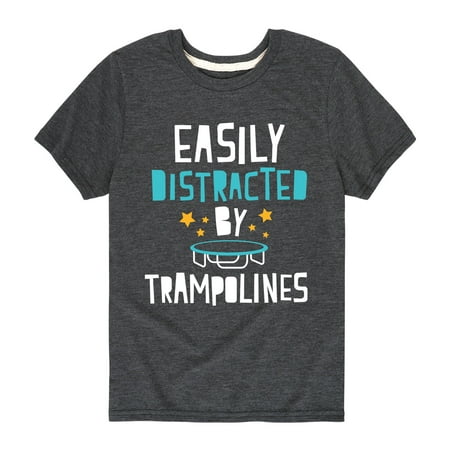 

Instant Message - Easily Distracted By Trampolines - Toddler Short Sleeve Tee