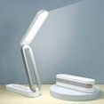 thumbnail image 1 of Vett (white)LED Desk Lamp for Office Home & Battery Operated Lamp Rechargeable Lamp Foldable & Portable Light, LED Desk Light Strip, 3 Br, 1 of 5