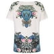 thumbnail image 5 of Pntutb moda mujer causal impresión blusa manga corta camiseta verano botón tops PNTUTB Pntutb-2847, 5 of 8
