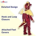thumbnail image 3 of Disfraz de dragón americano para niños, diseño de dragón rojo, 3 of 7