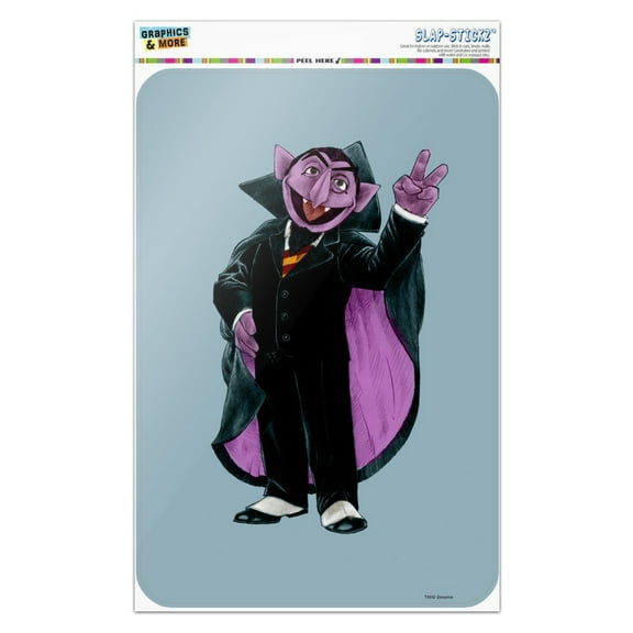 Sesame Street Vintage Count Von Count Home Business Office Sign