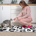 thumbnail image 3 of White and Black Of Leopard Print Kitchen Rugs Sets Of 2,Anti Fatigue Kitchen Mat Rugs Non Slip Washable,Decorative Kitchen Floor Mats for Kitchen,Sink,Laundry,17"x30"+17"x47", 3 of 7