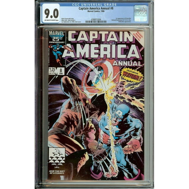 Capitaine America Annuel 8 CGC 9.0 1ère Apparition de Wolverine