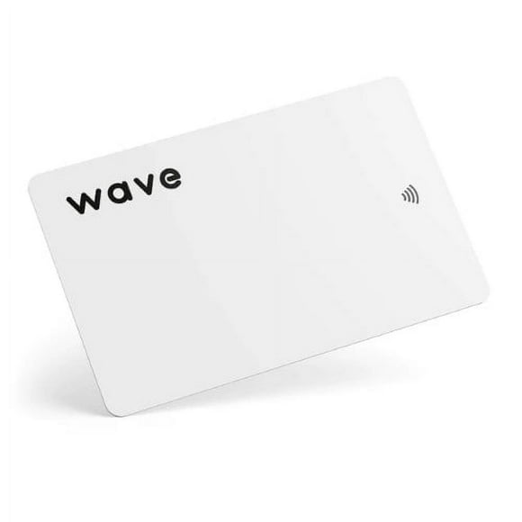 Carte de Visite Numérique par Wave - NFC Smart Contact Card (Blanc)