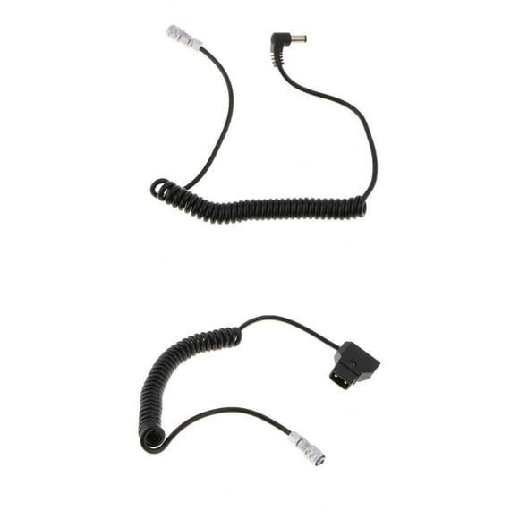 para Cinema Camera BMPCC 4K e Alimentación Cable en Y de 2 Pines, Paquete de 2