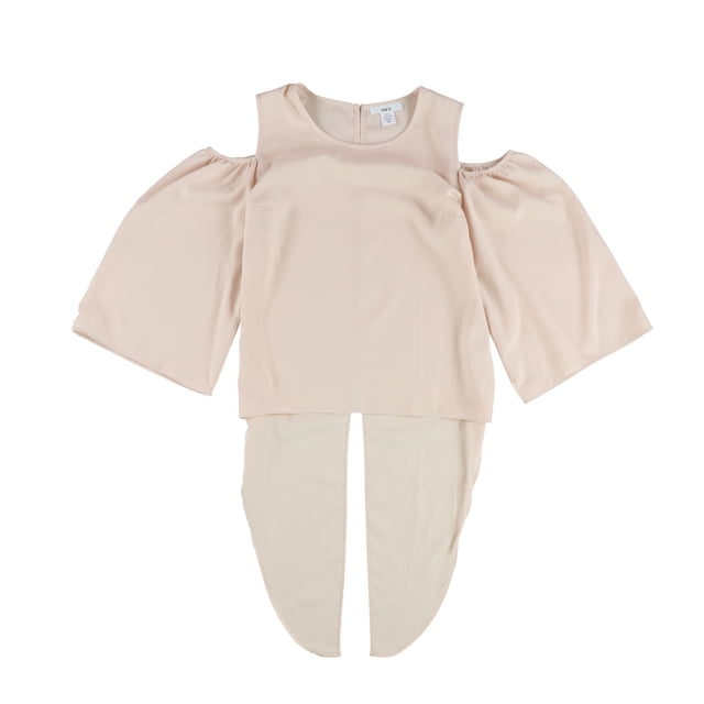 bar III Blusa con hombros descubiertos para mujer, rosa, mediana
