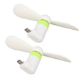 thumbnail image 3 of Mini Ventilador Para Teléfono Celular, TPE De Bajo Ruido, Metal , Bajo Consumo De Energía, Cuchilla Desmontable Segura, Ventilador Para Teléfono 2 En 1 Con Interfaz Tipo C, 3 of 7