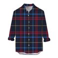 thumbnail image 4 of Camisas s Para Hombre Interior Hombres Casual Manga larga Primavera Verano Turndown Neck 3D Impreso Camisas Moda Top Blusa Camisas (C, M), 4 of 5