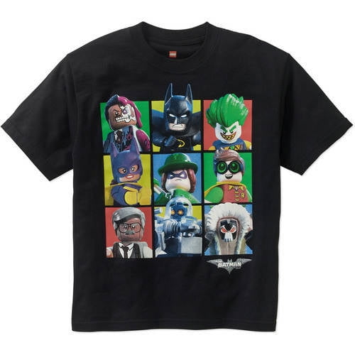 Batman Dc Comics Batman Movie Group Graphic T Shirt Little Boys Big Boys Walmart Com Walmart Com - batman t shirt roblox