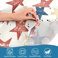 thumbnail image 5 of Pretty Stars Kitchen Curtains Half Tier Curtain 2 Rod Pockets Bathroom Bedroom Cupborad Living Room 27"x24", 5 of 8