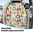 thumbnail image 4 of Goofa Fall Pumpkins And Sunflowers Pattern Car Back Seat Protector for Kids (2 Pack) ,Anti-kick Storage Mat for Car Seats,Shields from Footprints, 4 of 6