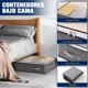 thumbnail image 3 of Contenedores de almacenamiento debajo de la cama, Pack de 4 Organizadores para Colocar Bajo la Cama, Bolsas Plegables Debajo de la Cama, para Edredones, Mantas, Ropa de Cama (Gris), 3 of 4