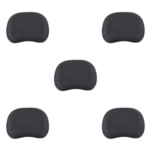 Wweixi Neck And Lumbar Support Portable Camping Travel Pillow With Comfortable Sleep black 5Set
