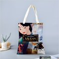 thumbnail image 2 of Mulan, Disney Princess Bolso de tela con estampado de lienzo para mujer, bolsa de compras reutilizable y estética, con cremallera interior, regalo para mujer, 35 × 40 cm., 2 of 6