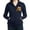 Navy, variant on CafePress - Sunflower Sweatshirt - Women's Zip Hoodie
