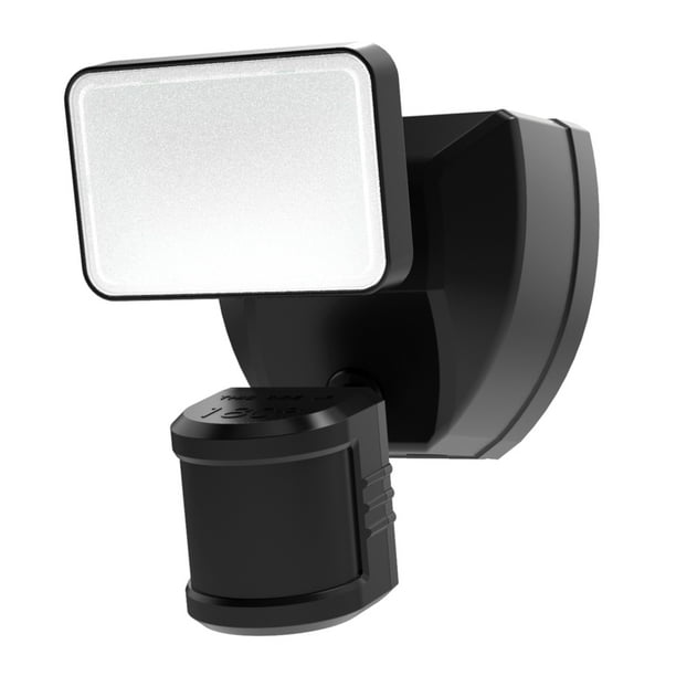 Heath Zenith Hzconnect Smart Home Motion Sensing Battery Powered Led Black Security Light Walmart Com Walmart Com