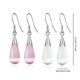 thumbnail image 5 of Qarigey Pendientes colgantes de 2 uds., joyería encantadora, artículo de moda delicado, accesorio para orejas, decoración para mujer, regalo de Ropa, zapatos y accesorios Miscelánea 403 rosa Qarigey AP016136-01, 5 of 6