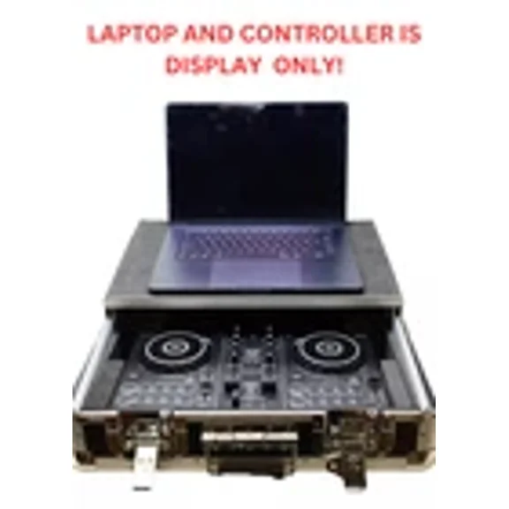 LASE Euro Style Case For Pioneer DDJ-200 Controller with Glide for Laptop.
