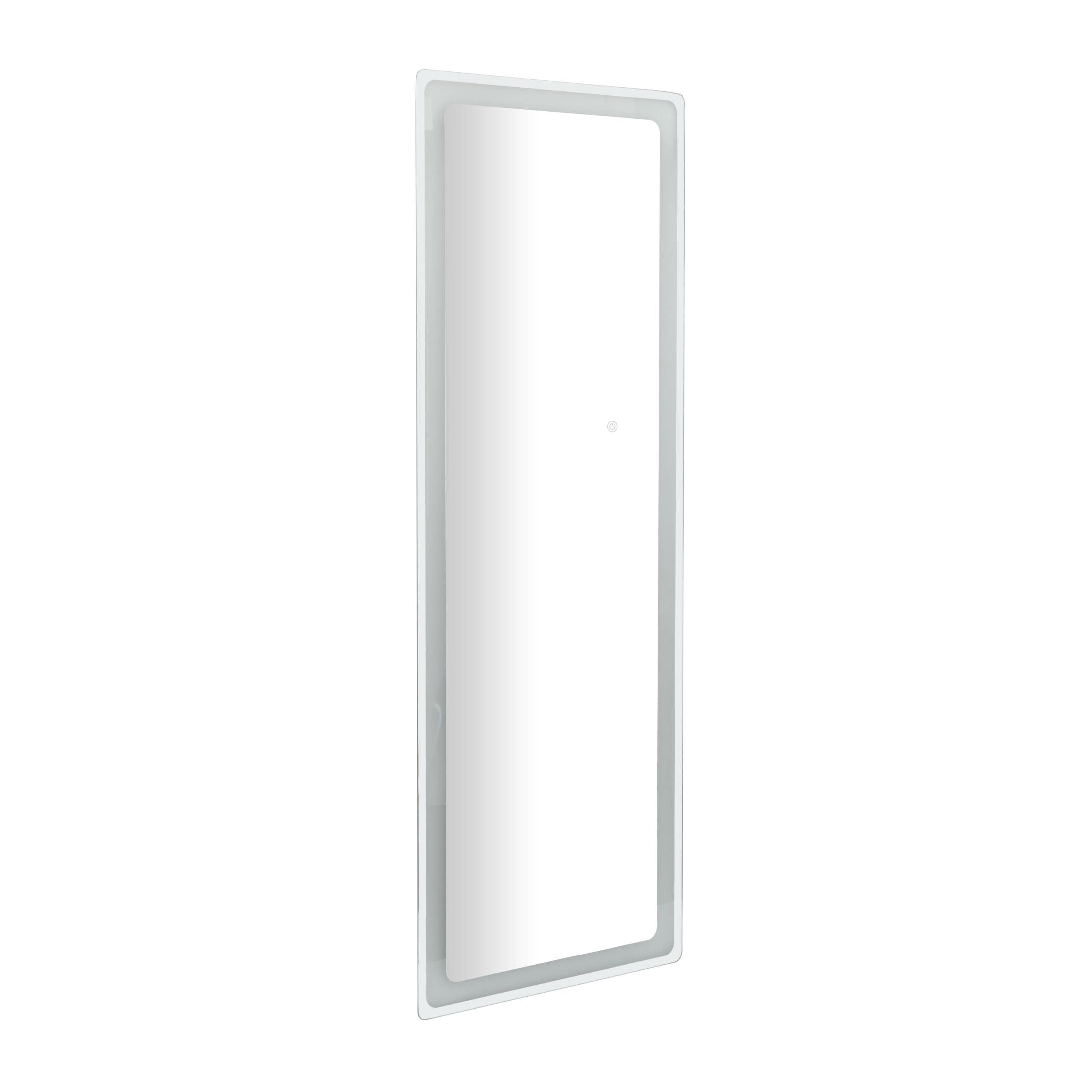 DecMode 20" x 59" Silver LED Mirror