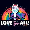 thumbnail image 2 of Women's Toy Story Forky Love For All  Graphic T-Shirt, 2 of 4