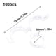 thumbnail image 4 of 100 Uds Clips Soporte para Plantas Plástico Reutilizables Tomate Vegetal () Blanco, 4 of 5