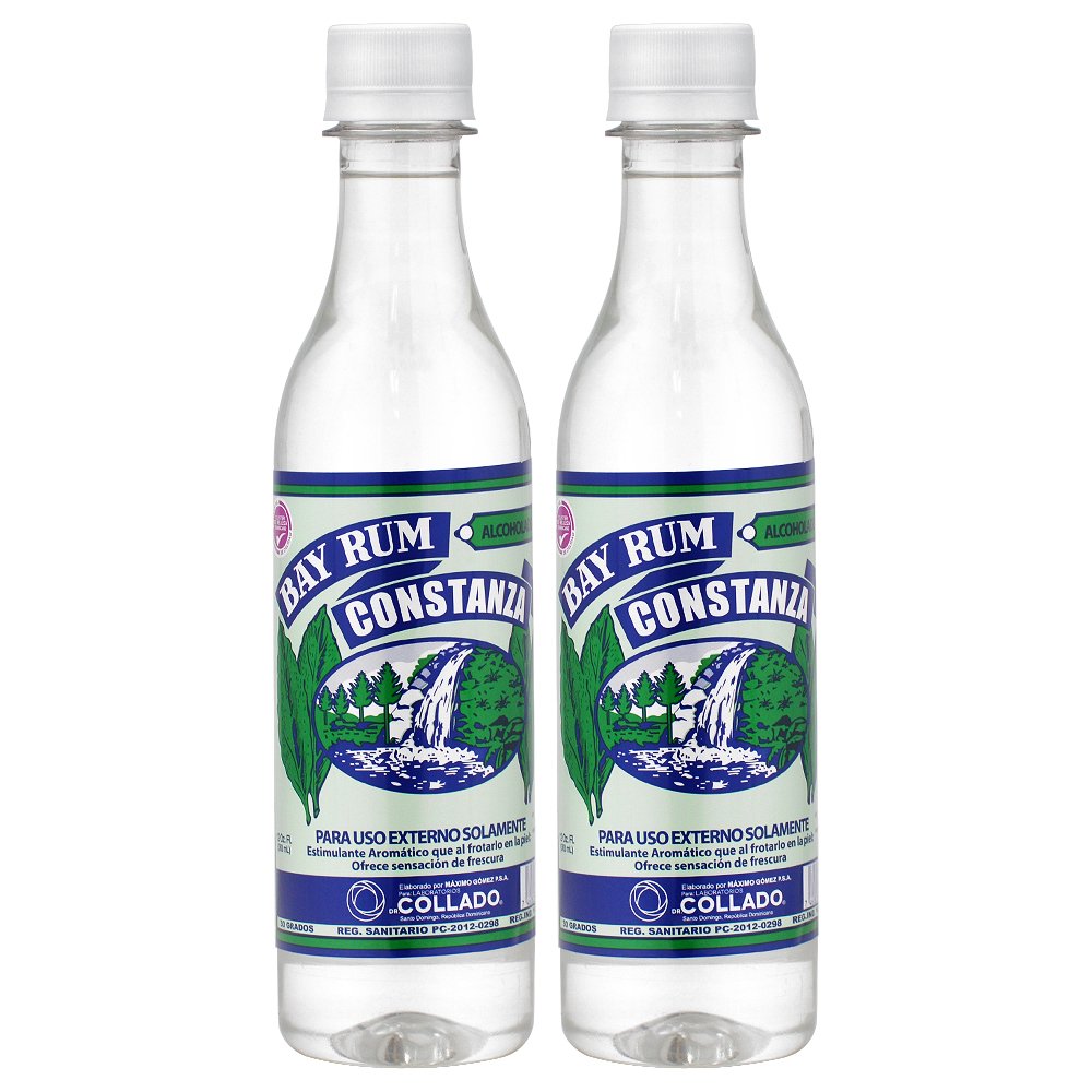 Collado Alcoholado Bay Rum Constanza 12oz (Pack of 2)