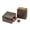 Black/Small/100 Count, variant on Bag Tek Kraft Paper Small Snack Bag - 4" x 2 1/4" x 3 3/4" - 100 count box