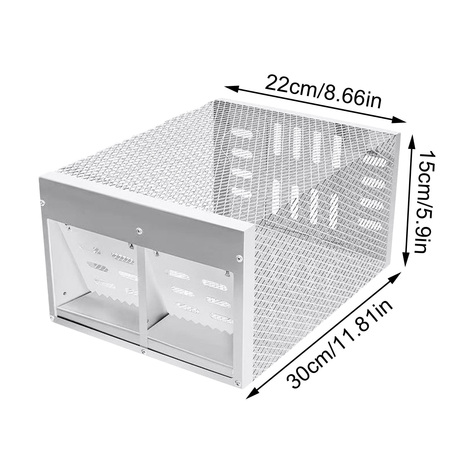 Dual-Door Humane Rat Trap, Automatic Continuous Catch Rodent Cage, Easy to Set and Reusable Pest Control Device, Highly Effective Solution for a Rodent-Free Home and Garden Environment