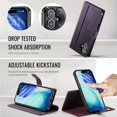 thumbnail image 4 of Funda tipo cartera Wefor compatible con iPhone 17 con Magsafe Purple, 4 of 9