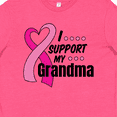 thumbnail image 4 of Inktastic Breast Cancer Awareness I Support My Grandma Pink Ribbon Youth T-Shirt, 4 of 5