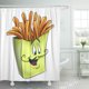 thumbnail image 1 of ABPHQTO Silly Cute Cartoon Fry Funny Kids Holiday Seasonal Cortina de ducha atractiva 150x180 cm, 1 of 1