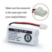 2-Pack Battery Replacement for Vtech and AT&T battery BT-162342 BT-1623421 BT-166342 BT-262342 BT-266342 BT-183342 BT-283342 2SN-AAA40H-S-X2, Empire CPH-515J CPH515J