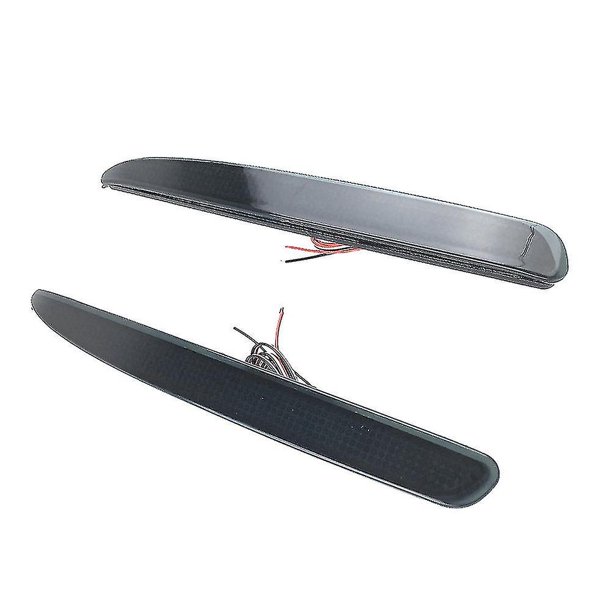 1 par de luces traseras para parachoques trasero, lentes ahumadas, compatibles con Mazda 6 2003-2008