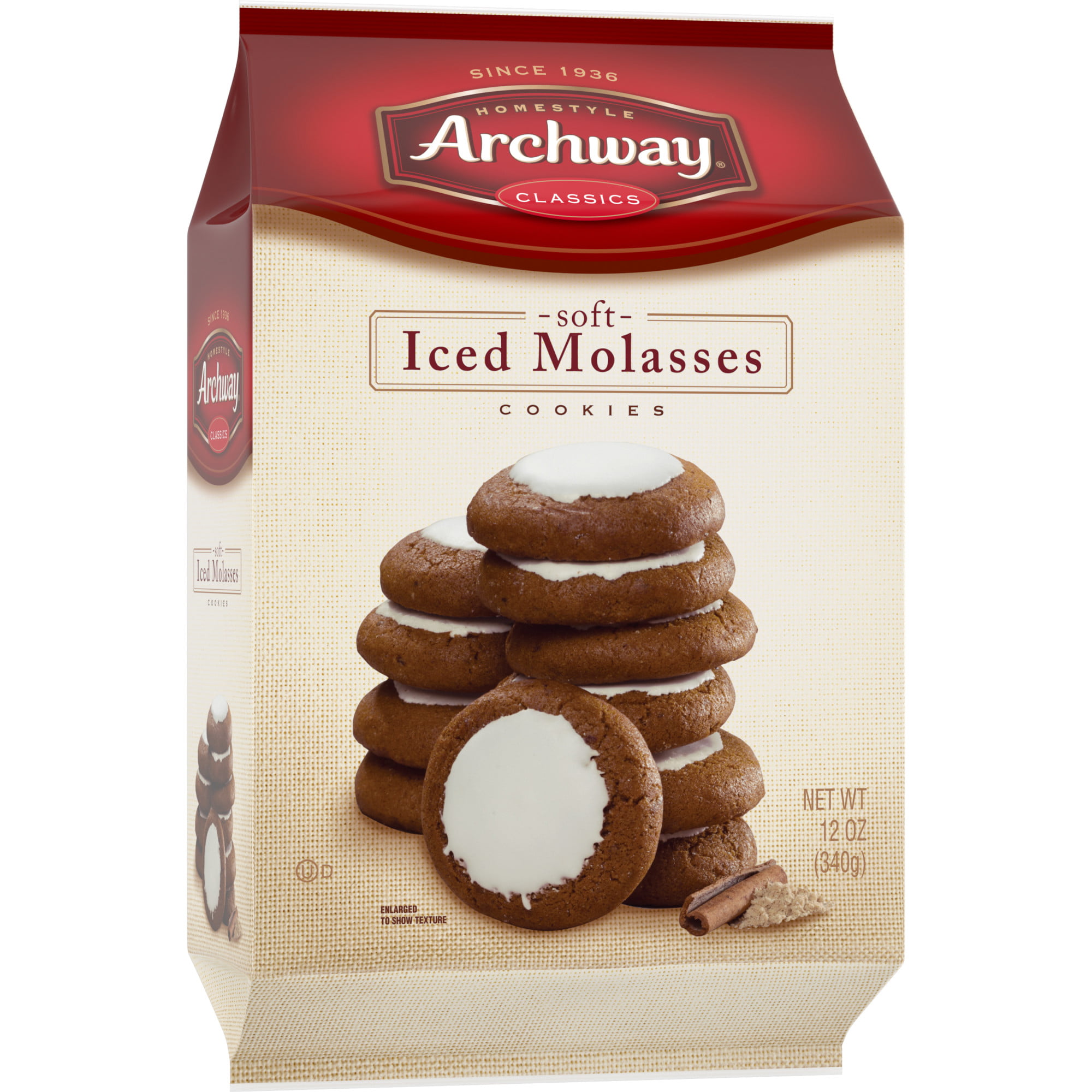 Archway Cookies Iced Molasses Classic Soft 12 Oz Walmart Com Walmart Com