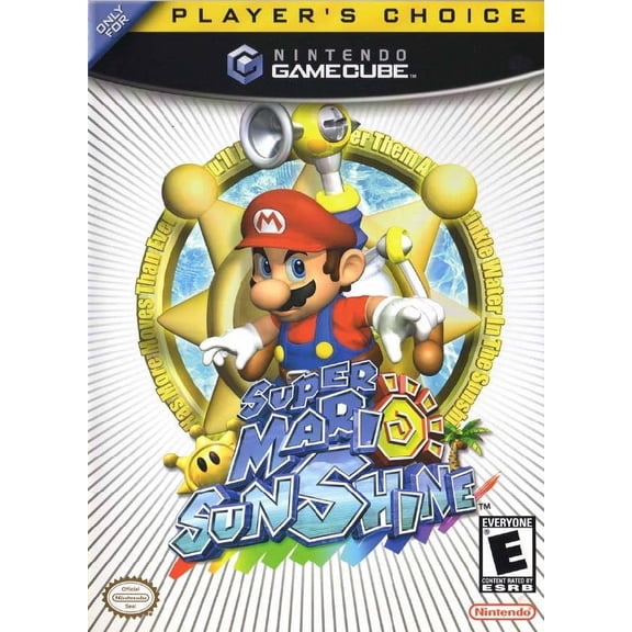 Restored Super Mario Sunshine (Nintendo GameCube, 2002) Adventure Game (Refurbished)