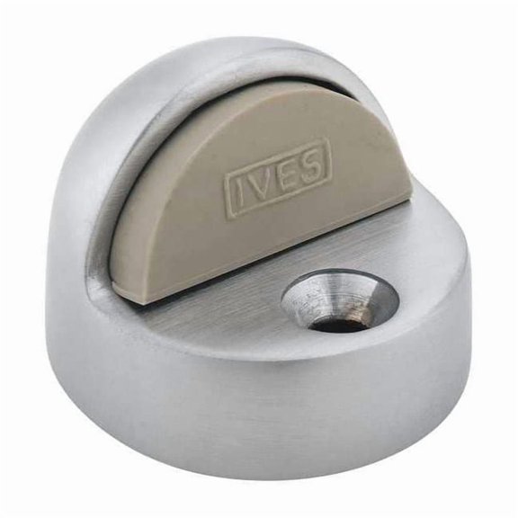 Ives Dome Door Stop, 1-3/8"H x 1-3/4"W FS438 US26D