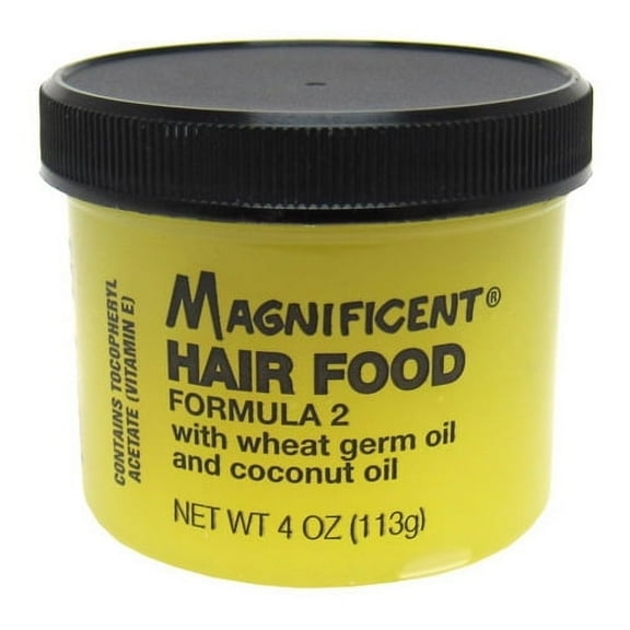 Magnificent Hair Food Formula 2 With Wheat Germ And Coconut Oil, 4 Oz