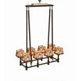 thumbnail image 3 of Meyda Tiffany 170354 Balsam Pine 8 Light 38" Wide Linear Chandelier - Cafe-Noir, 3 of 5
