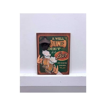 

Mr. MJs Trading IV-S16-K001 Beer Diet Vintage Bottle Opener