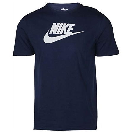 Nike Sportswear Men's Logo T-Shirt (XX-Large, Blue/White)