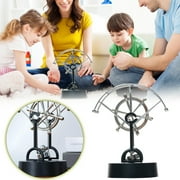 Metal Perpetual Motion Machine Swing Desktop Ornaments Electromagnetic Shaker