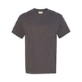thumbnail image 1 of Hanes Camiseta con bolsillo TAGLESS, Charcoal Heather, Medium hanes 5590, 1 of 1