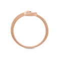 thumbnail image 5 of Beautiful Engagement Wedding Knot Ring 14K Rose Gold Plated 925 Sterling Silver Ring Size 10, 5 of 7