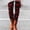 Wine, variant on Halloween Red Leggings with Pockets for Women Polyester,Spandex Women, Full Length, Buttery Soft Stretchy, Yoga Pants L