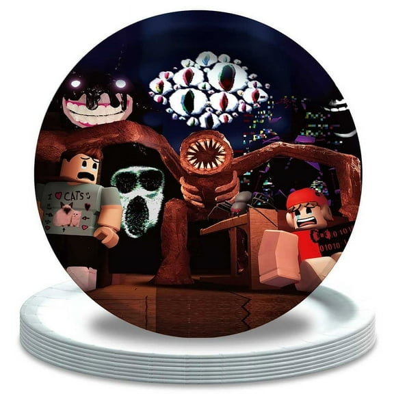 Doors Figure Paper Plates Party Decorations Tableware Supplies Birthday Disposable Dinner