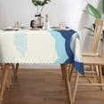 thumbnail image 3 of XMXY Table Cloth Rectangle Table, Stork Balloons Birth Dining Table Cover Waterproof Washable Outdoor Tablecloth, 54 X 72 Inch, 3 of 8