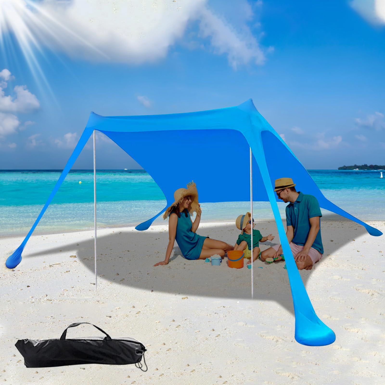 Free Shipping! Ozark Trail Sun Shade Beach Tent, 81.96