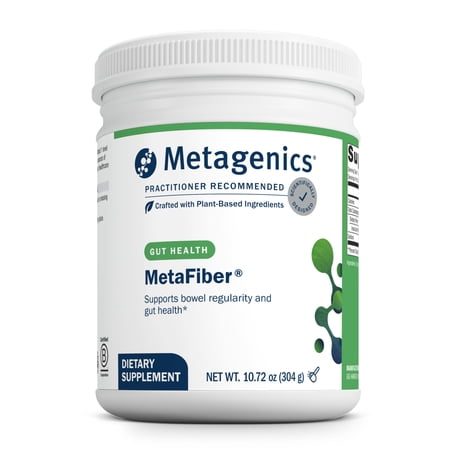 Metagenics MetaFiber - 6 g Dietary Fiber - Supports GI Regularity & Occasional Constipation Relief* - Fiber Blend Powder - Non-GMO & Gluten-Free - 10.72 oz