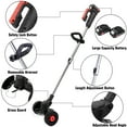 thumbnail image 4 of YouLoveIt Weed Wacker Battery Powered, 24V Cordless String Trimmer Grass Trimmer with Battery Lawn Trimmer for Garden Clearing Weeds 21V Weed Eater Tool, 4 of 5